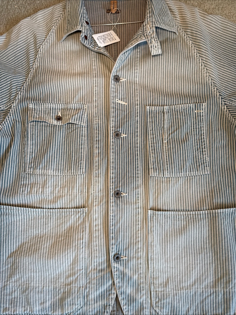 NWT Kapital brand Liberty Hickoree Cactus Coverall Unisex Japan Jacket Men's XXL - Picture 13 of 15